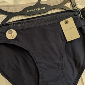 NWT Lucky Brand 3 Pack Size Medium Super Soft Bikini Panties